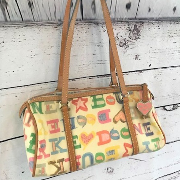 Dooney & Bourke Handbags - Dooney & Bourke signature multi mini duffle purse